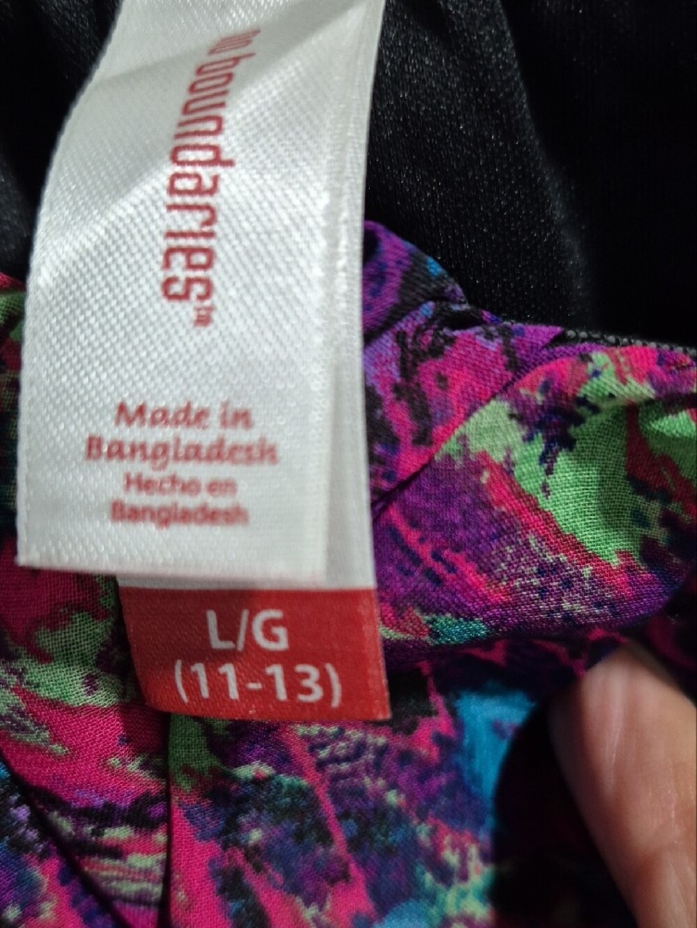Wanderlust Multicolor Ruffle Off-Shoulder Dress in Purple, Pink, Blue, Green - Picture 3 of 3